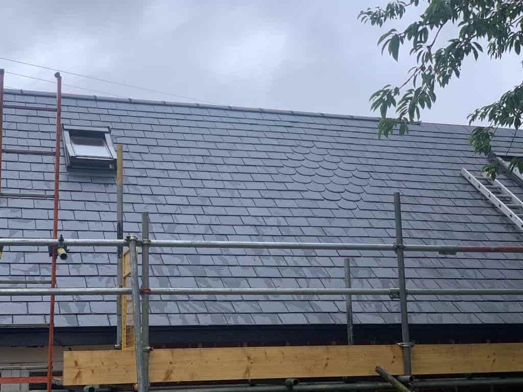 This is a photo of a slate roof in Tunbridge Wells. Installed by